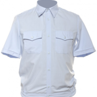 Рубашка полиции, бледно-голубая мужская (кор.рук)