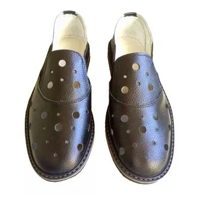Туфли (тапочки) кожаные с перфорацией ВВС
